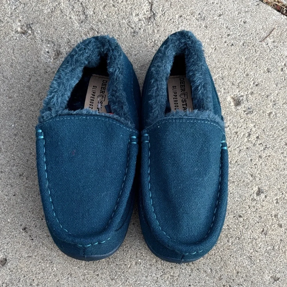 Deer Stags Lil Spun Teal Loafers.‎ New. Size 3